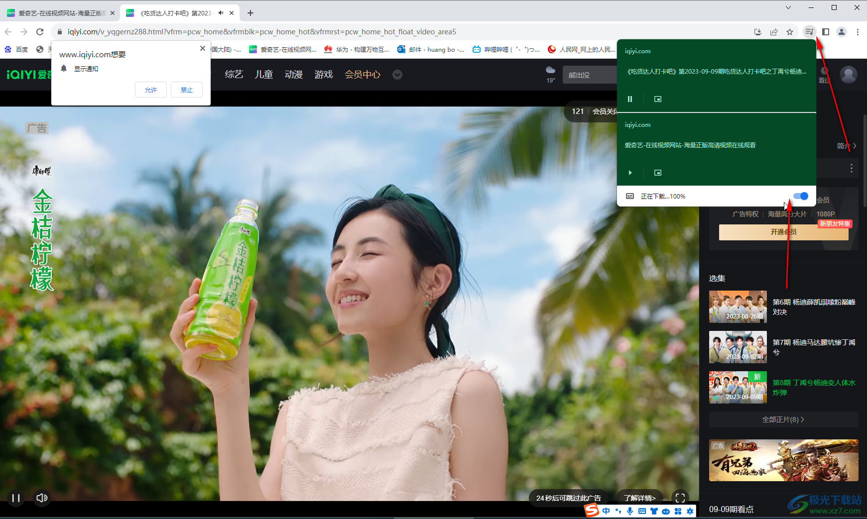 Google Chrome电脑版小窗播放视频的方法教程