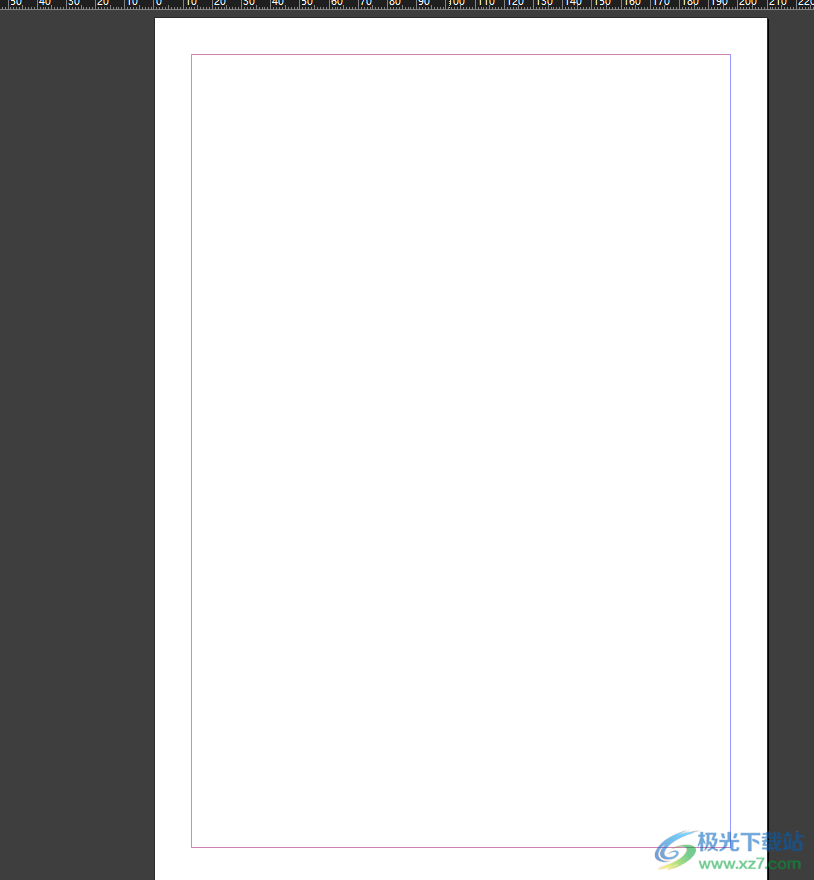 InDesign将页面四周的线条去除的教程