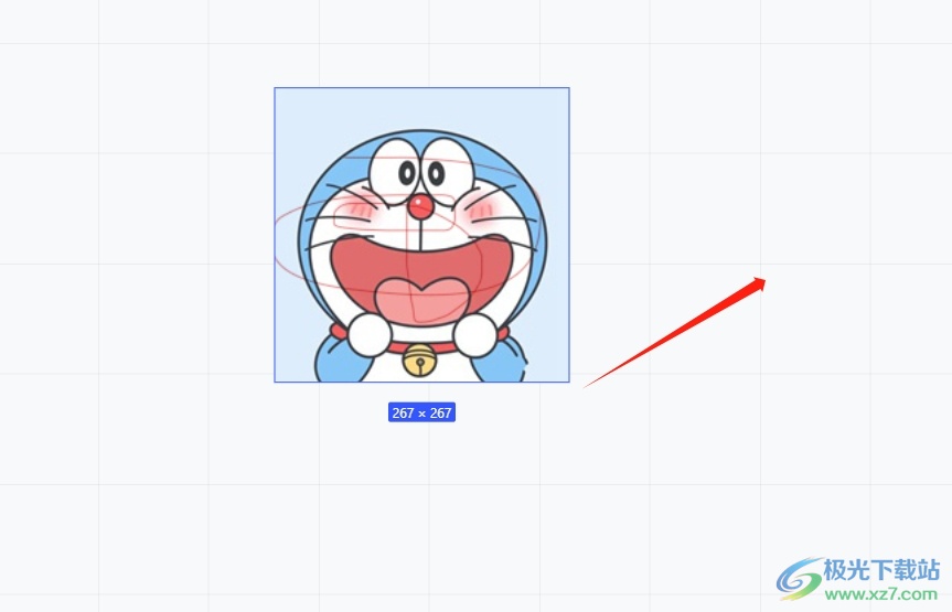 ​小画桌在白板上放大缩小图片的教程