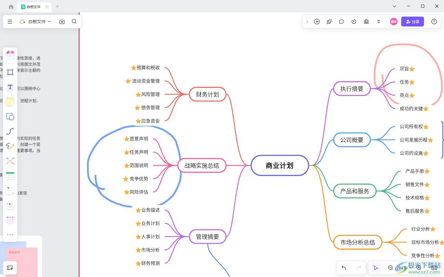 pixso插入的模板太大了调整显示比例的方法