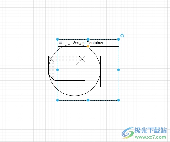 Draw.io将底层图形移至最前的教程