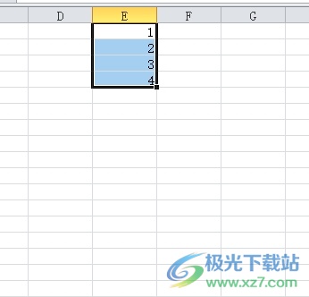 excel表格将1234翻转为4321的教程