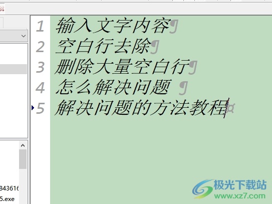 ​editplus快速删除空白行的教程
