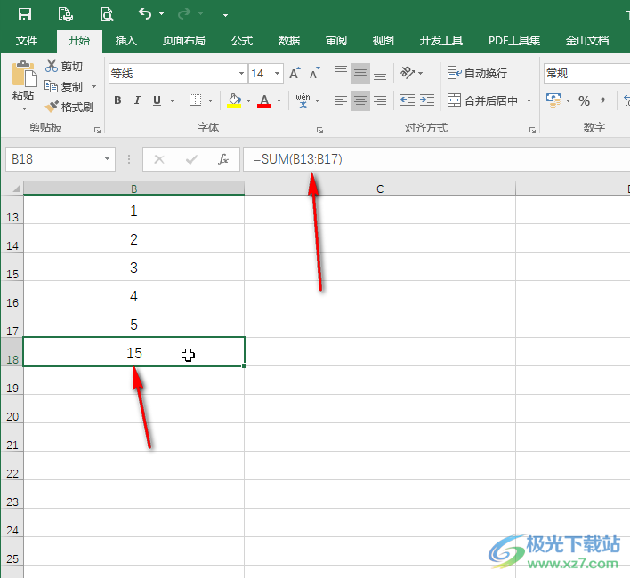 Excel表格无法进行求和计算的两种情况和解决的方法教程