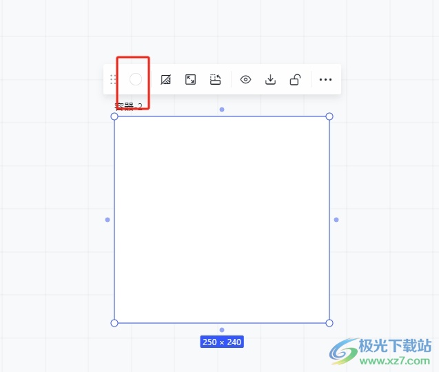 小画桌设置容器中的画布背景的教程