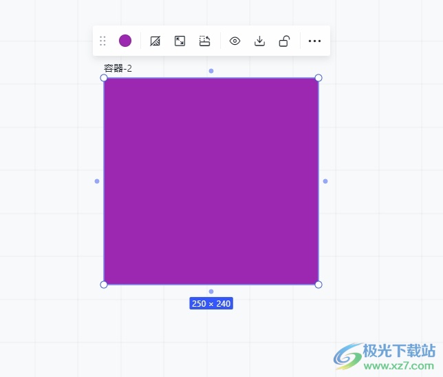 小画桌设置容器中的画布背景的教程