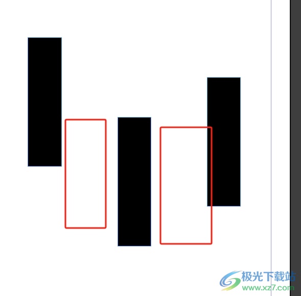 InDesign将多个图形进行水平居中设置的教程