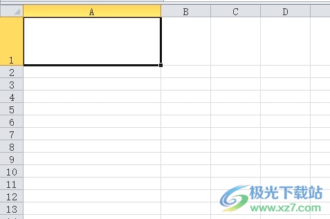 ​excel单元格分成三块的教程