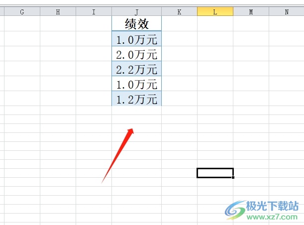 excel表格将元转换成万元的教程