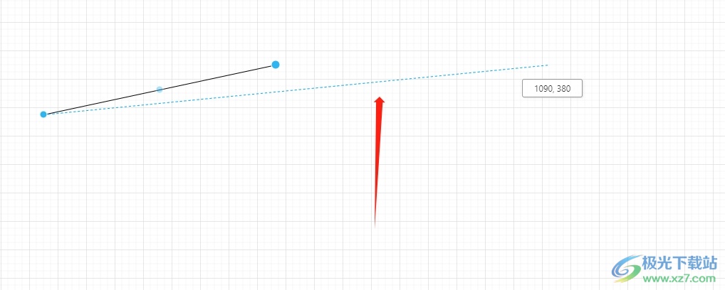 ​Draw.io在画箭头时绘制出垂直直线的教程