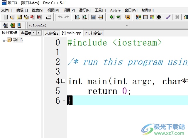 dev c++将文件保存为.c格式的教程