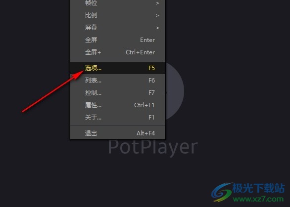 PotPlayer设置音量调整单位的方法