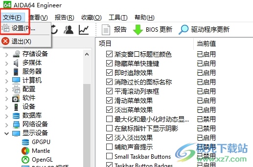 aida64将文件扩展名设置为自动的教程