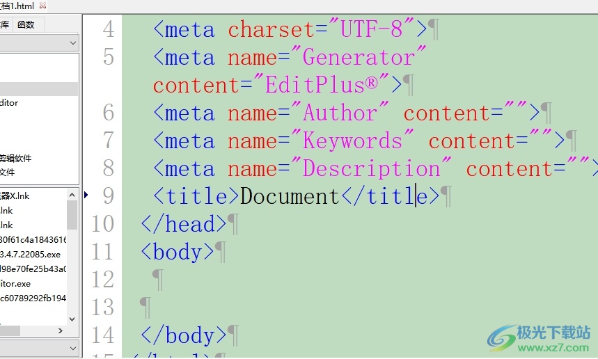 ​editplus每一行内容的末尾都会出现奇怪字符的去除教程