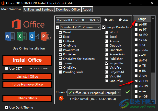 Office 2013-2024 C2R Install Lite