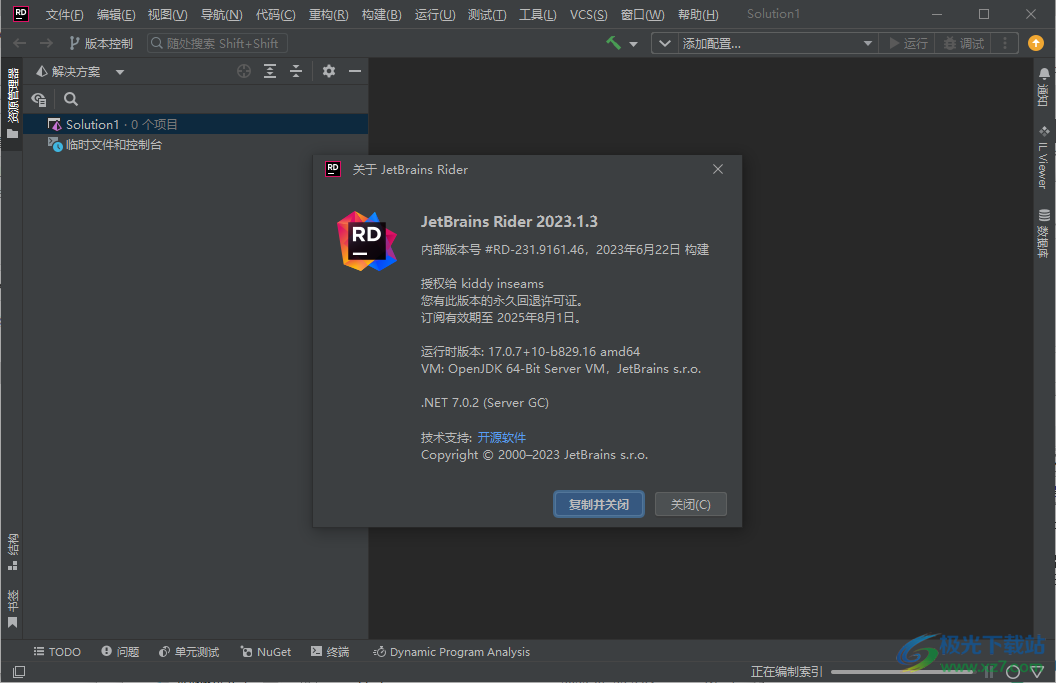 JetBrains Rider2023汉化补丁