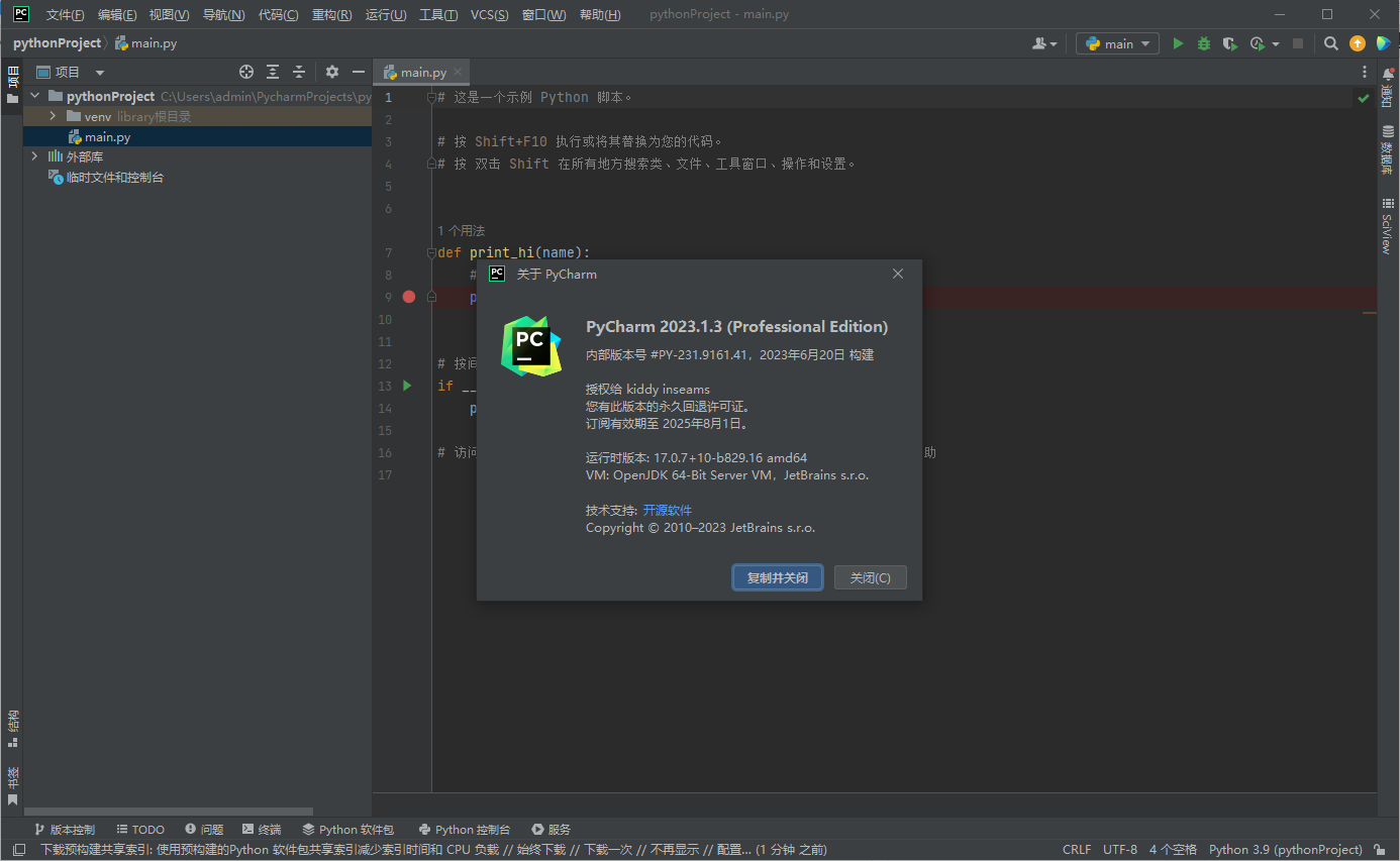 PyCharm Pro2023汉化补丁(1)