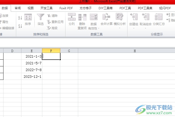 ​excel输入日期自动计算成周数的教程