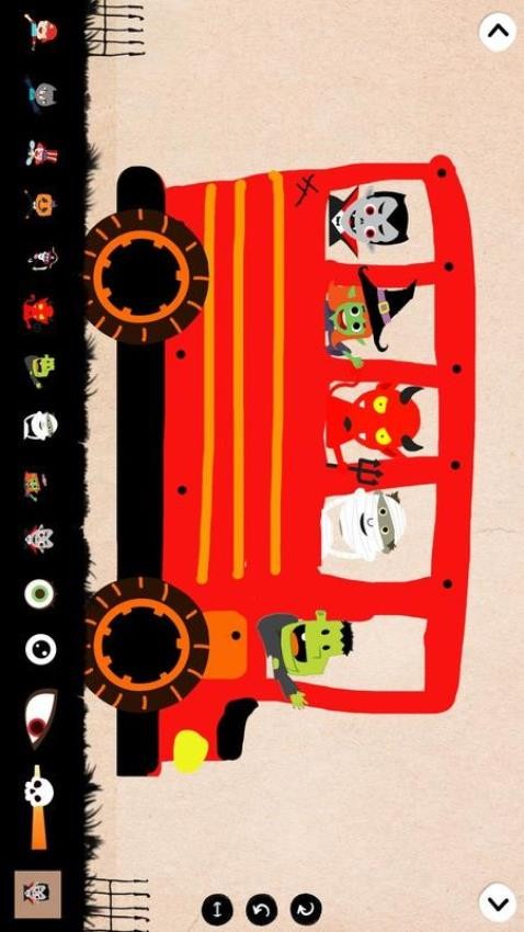 Labo万圣节汽车儿童绘画应用app
