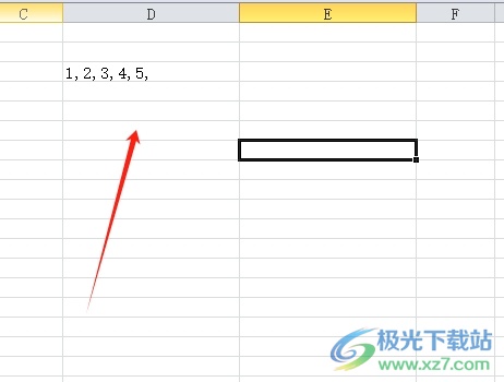 ​excel把一串数字分开的教程