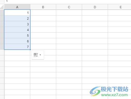 ​石墨文档下拉自动填数字的教程