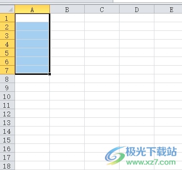 方方格子快速填入星期序列的教程