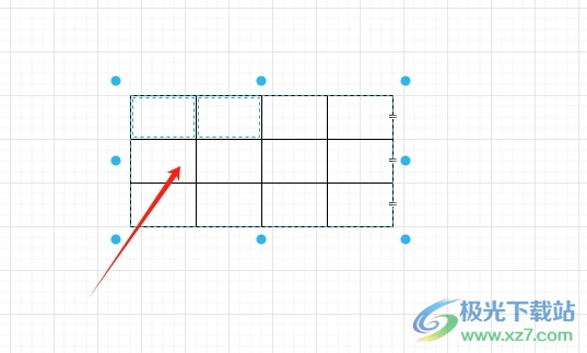 Draw.io合并表的单元格教程