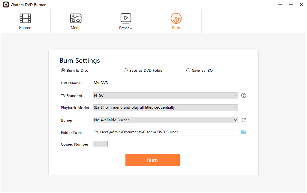 Cisdem DVD Burner(DVD刻录)(1)