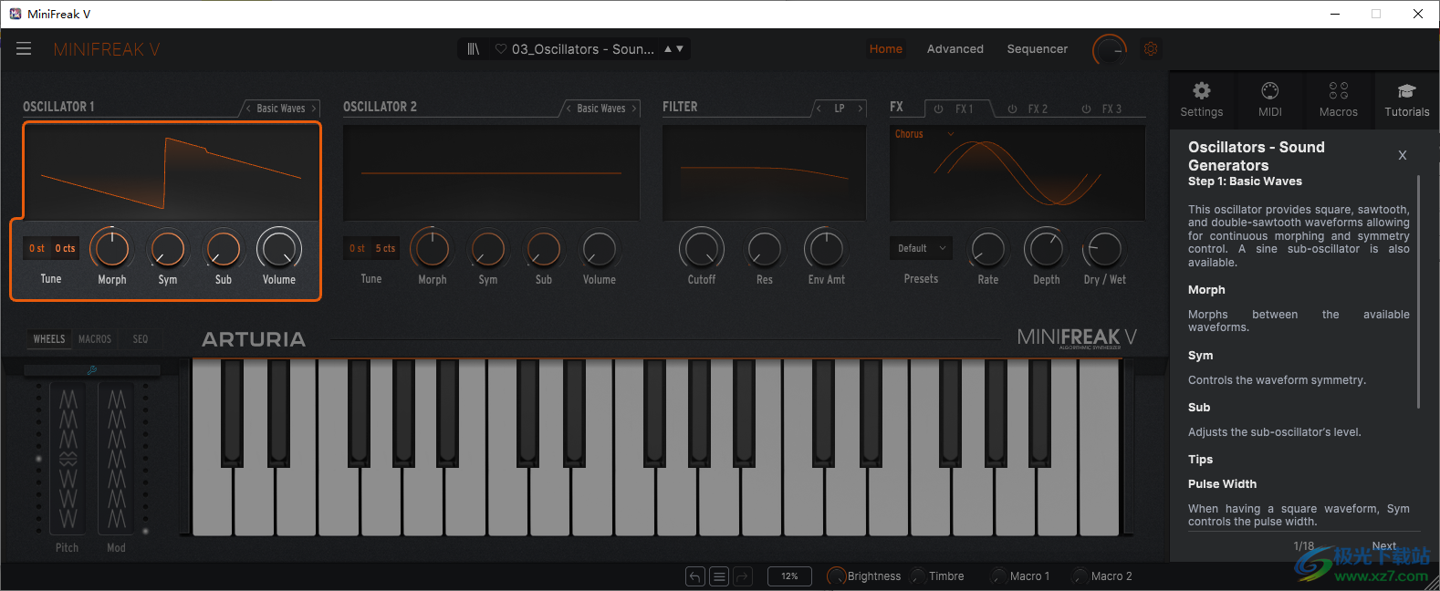 Arturia MiniFreak V(音频插件)