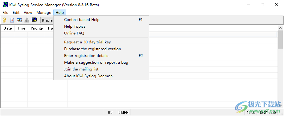 Kiwi Syslog Daemon(系统日志管理)