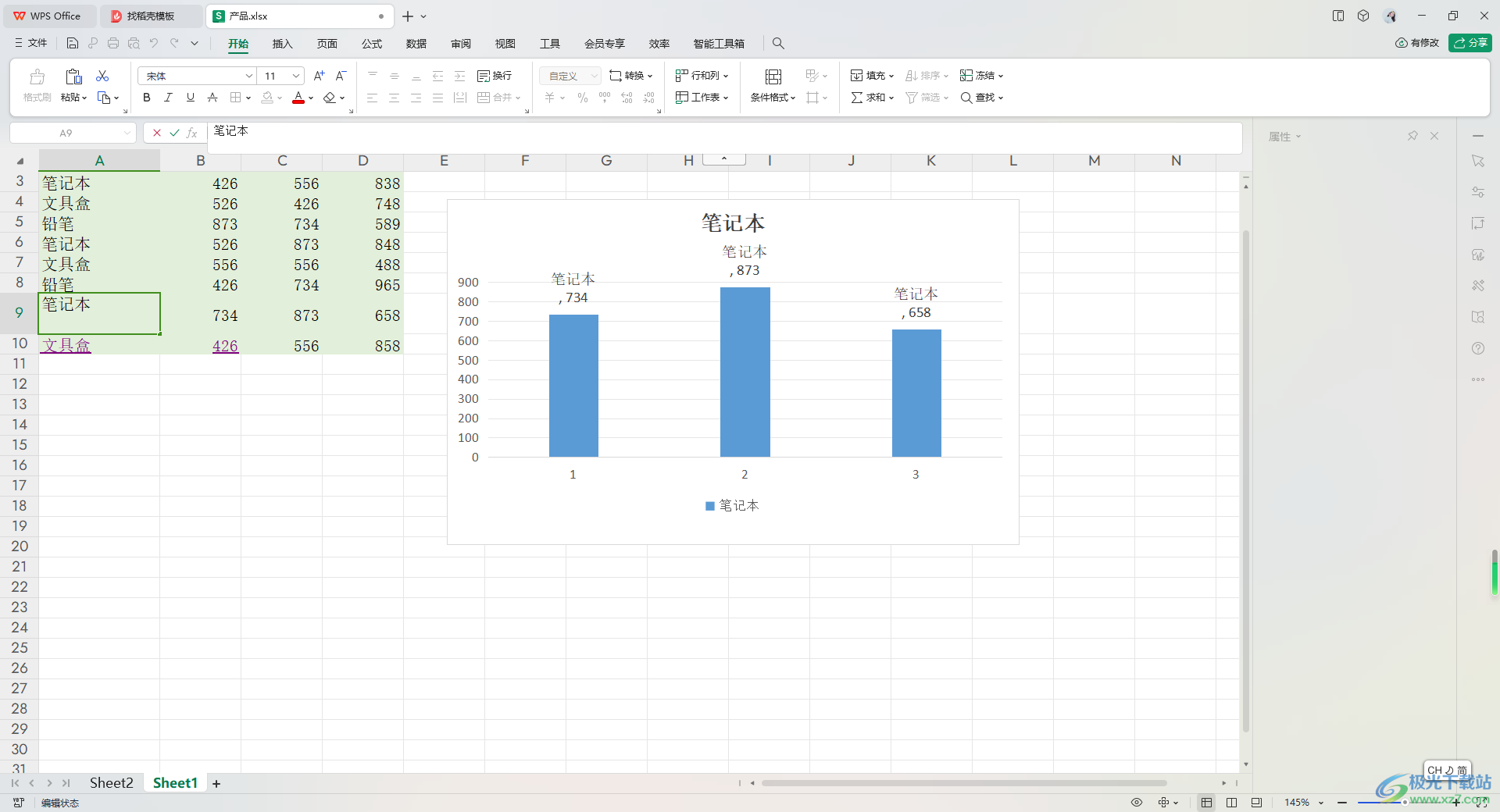 WPS Excel图表设置数据标签换行或数据标签多行显示的方法