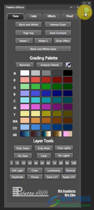 Palette Effects Panel(调色软件)