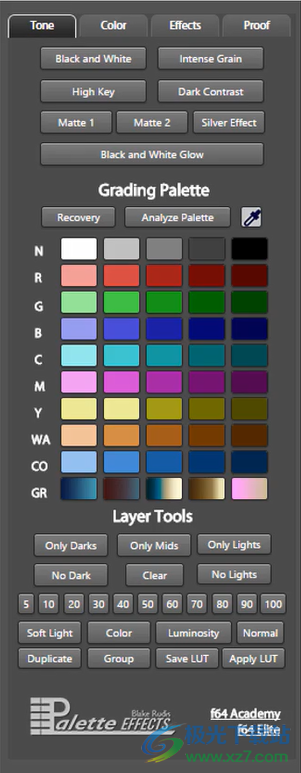 Palette Effects Panel(调色软件)