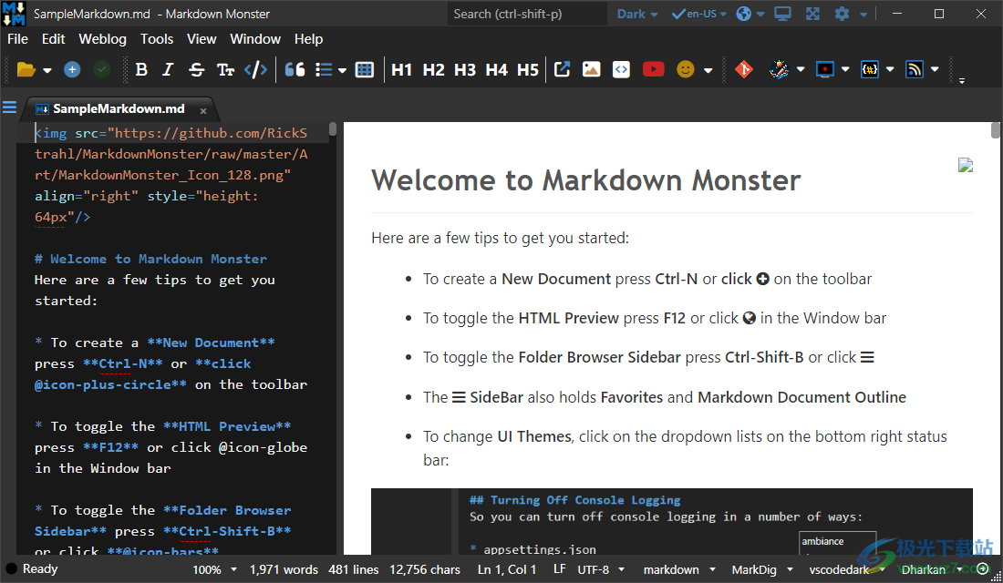 Markdown Monster(Markdown编辑器)