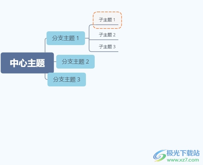 ​xmind将打印的画布大小设置为a4的教程