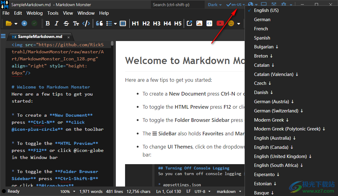 Markdown Monster(Markdown编辑器)