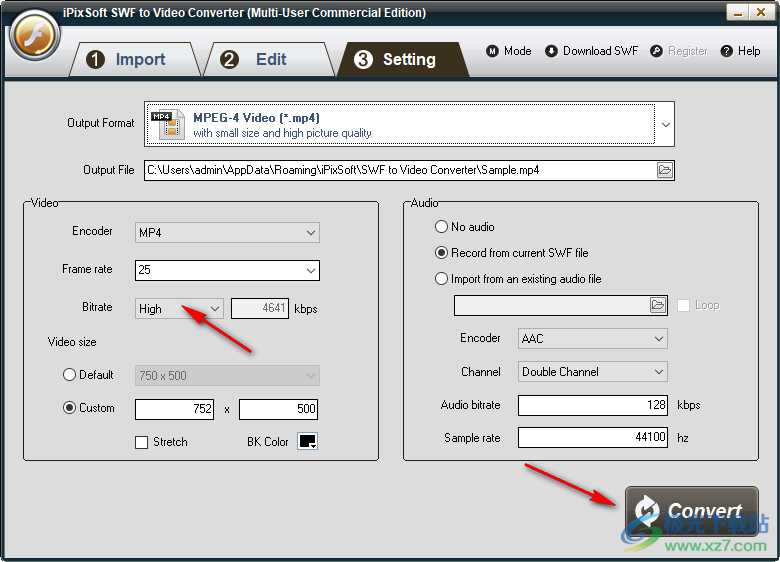 iPixSoft SWF to Video Converter(swf转换)