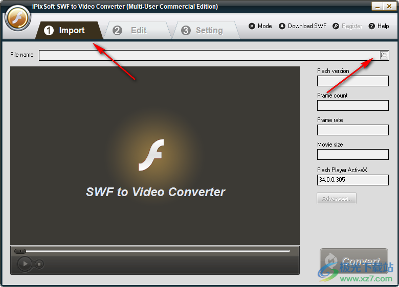 iPixSoft SWF to Video Converter(swf转换)