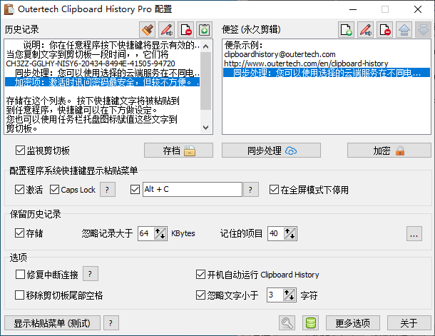 Clipboard History Pro(剪贴板工具栏)(1)