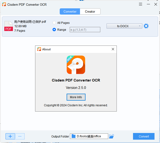 Cisdem PDF Converter OCR(PDF转换)(1)