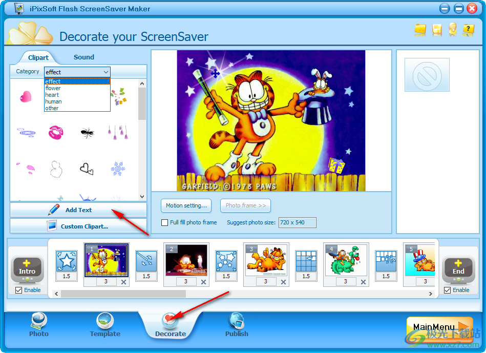 iPixSoft Flash ScreenSaver Maker(屏幕保护)