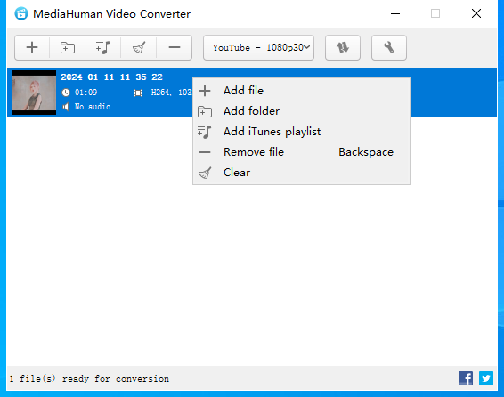 MediaHuman Video Converter(視頻轉(zhuǎn)換)(1)