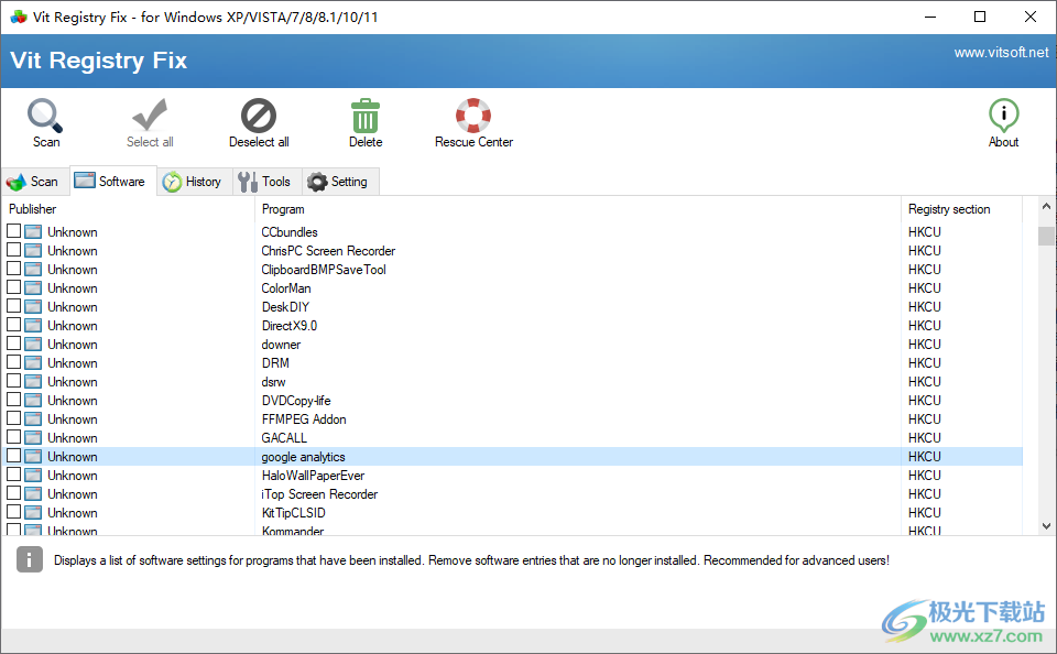 Vit Registry Fix(注册表修复)