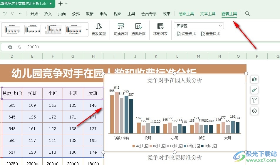 WPS Excel给某一组数据添加趋势线的方法