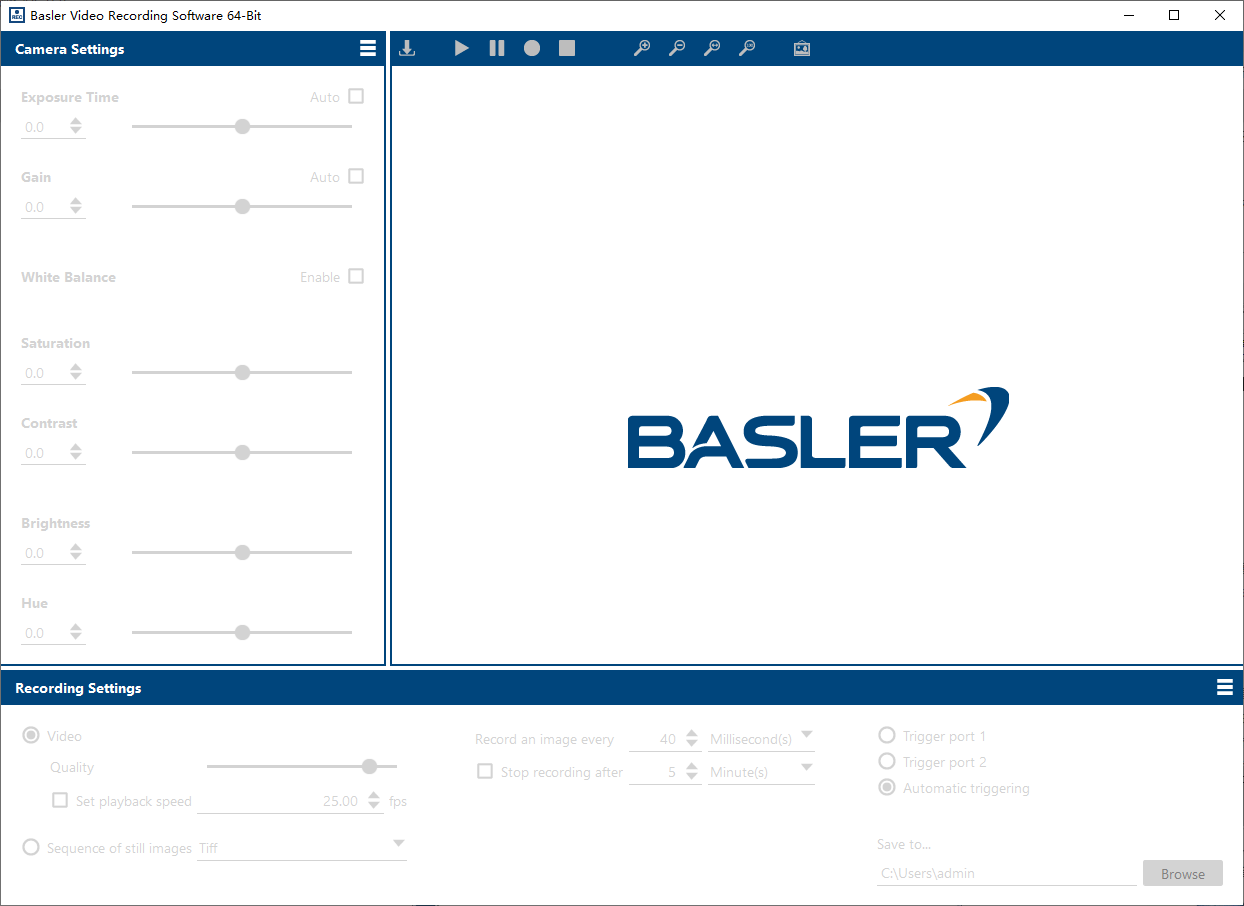 Basler Video Recording Software(视频录制辅助工具)(1)