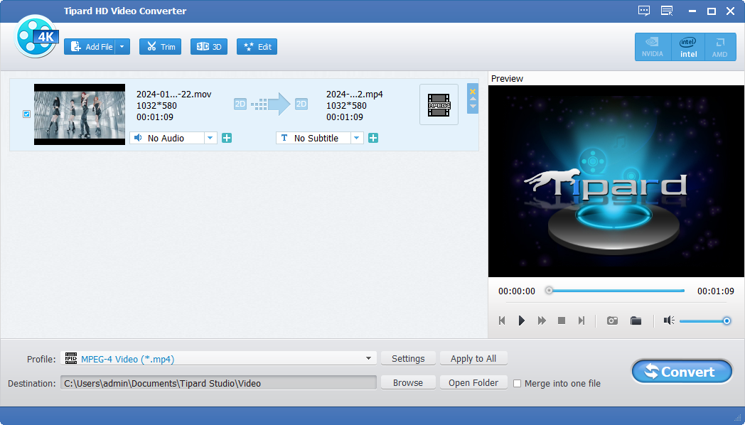 Tipard HD Video Converter(HD视频转换)(1)