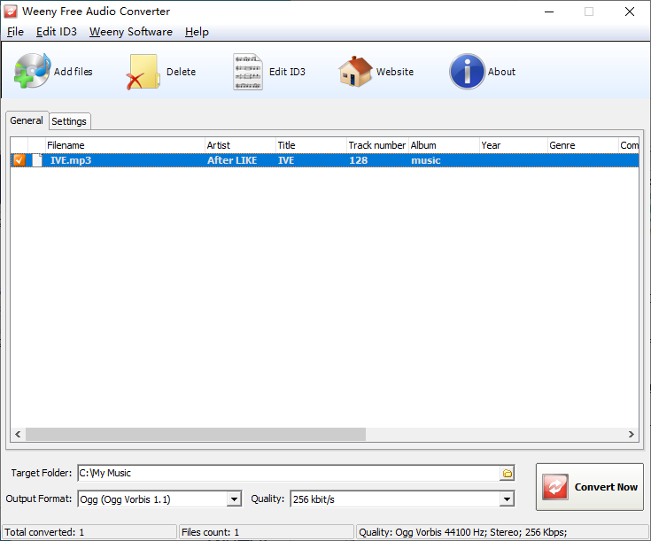 Weeny Free Audio Converter(音频转换)(1)