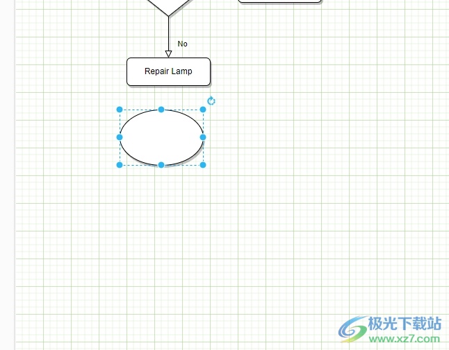 Draw.io在框后加线的教程