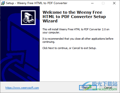 Weeny Free HTML to PDF Converter(html转换PDF)