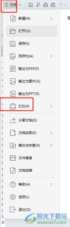 wps将多页内容打印在一页纸上的教程